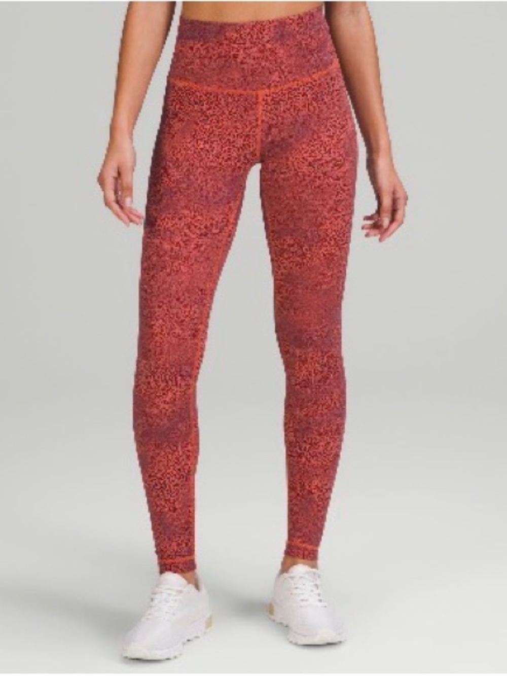 Lululemon Wunder Train High Rise Tight 28inch - Crackle Glaze